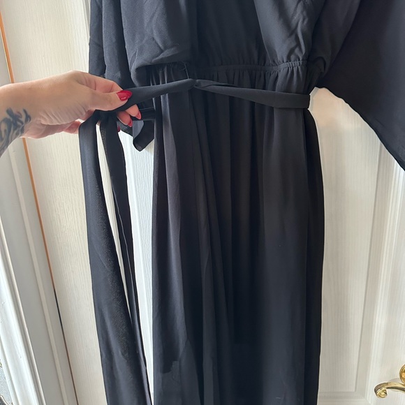 Black Baltic Born chiffon dress - Picture 4 of 10